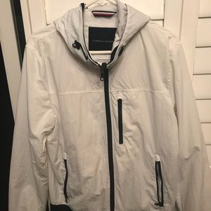 WHITE TOMMY HILFIGER JAKET